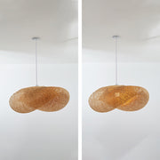 Muto Rustica Ratán Bambú Lámpara Colgante Marrón — imagen 15 | Aura Lighting