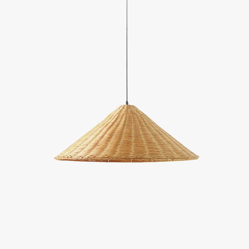 Muto Vintage Hecho a Mano LED Ratán Lámpara Colgante Salón — imagen 1 | Aura Lighting
