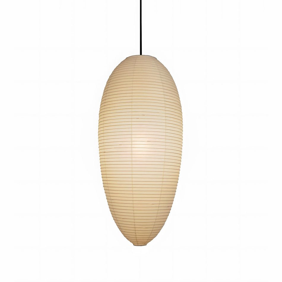 Washi Paper Chestnut Pendant Lamp - Aura Lighting