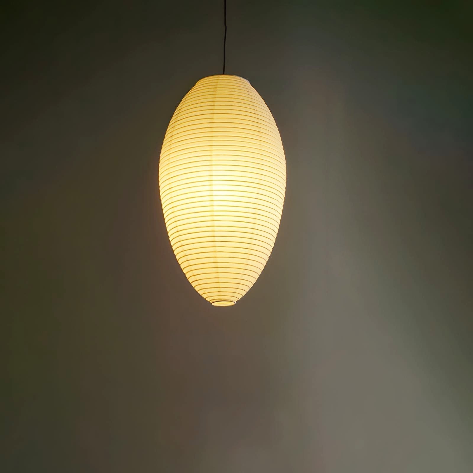 Washi Paper Chestnut Pendant Lamp - Aura Lighting