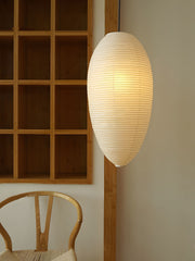 Washi Paper Chestnut Pendant Lamp - Aura Lighting