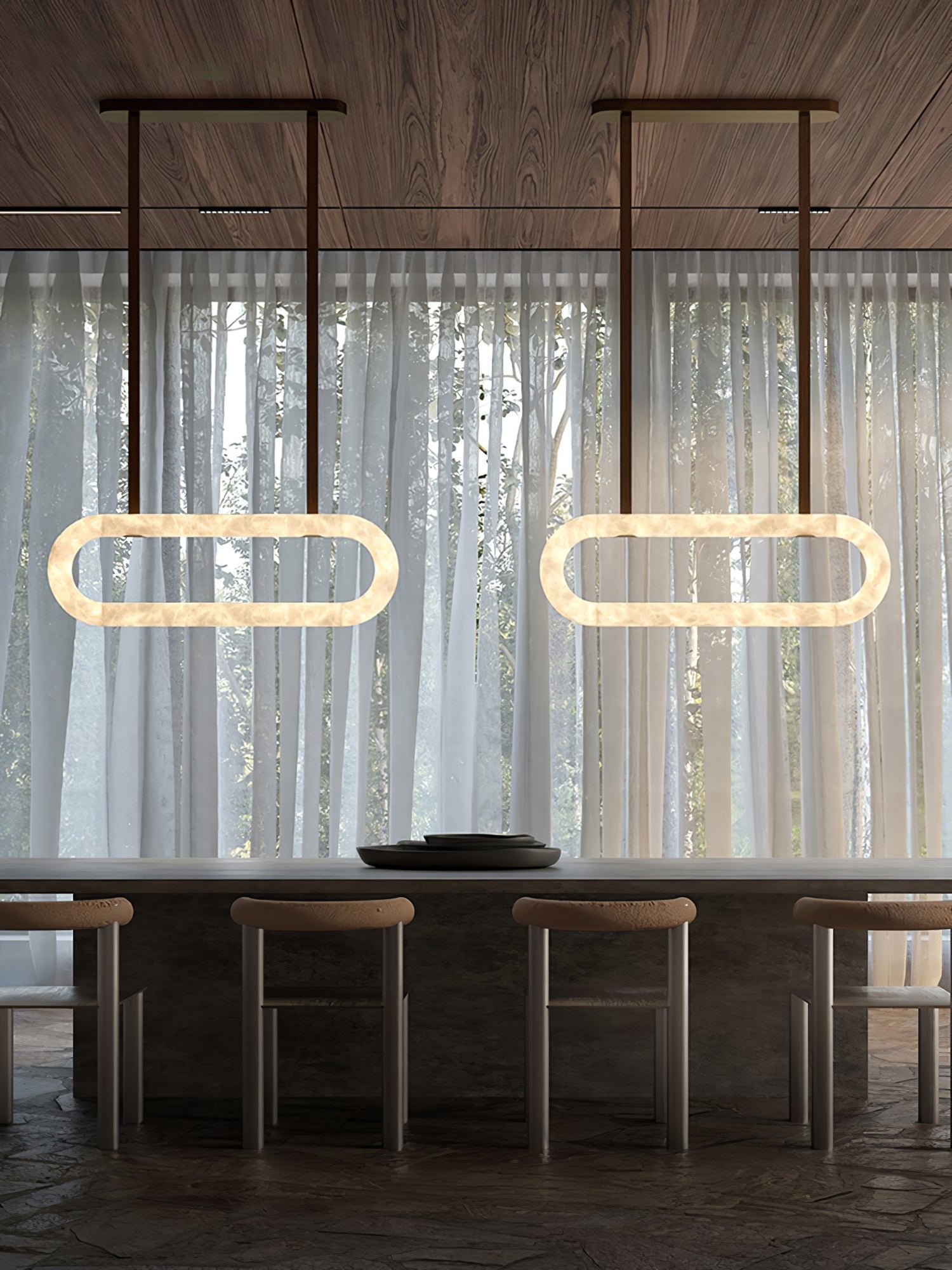 Nerina Alabaster Pendant Light - Aura Lighting