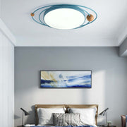 Nordic Diseño Planeta Metal/Madera Lámpara de Techo Blanca/Gris/Verde/Negra/Azul — imagen 15 | Aura Lighting