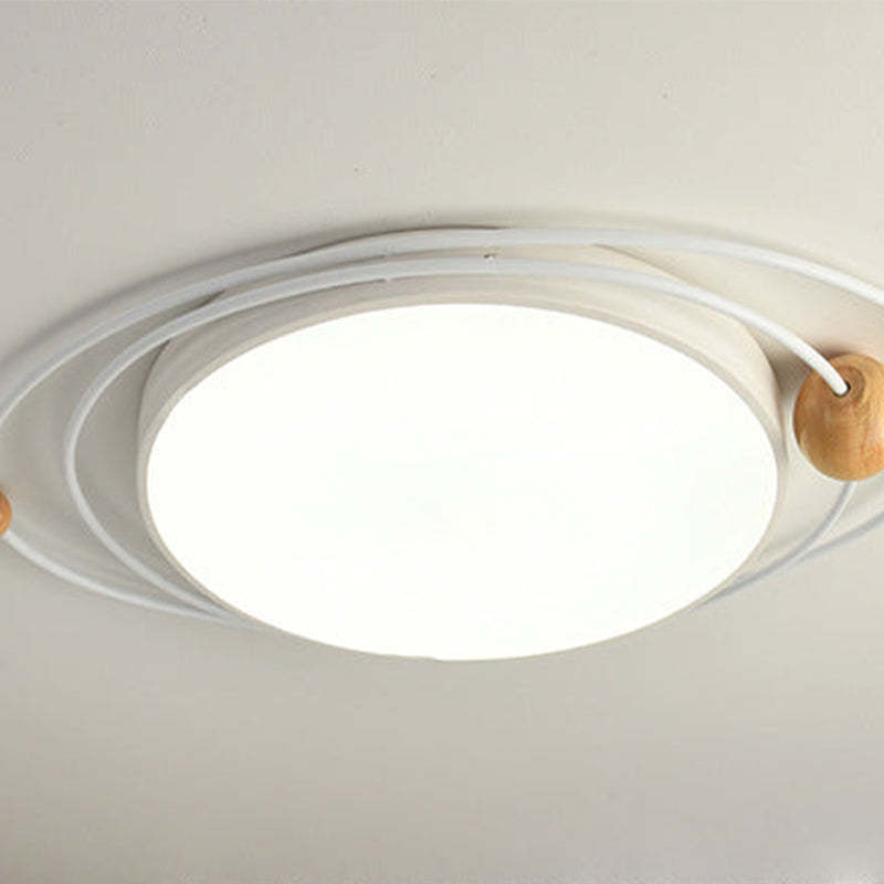 Nordic Diseño Planeta Metal/Madera Lámpara de Techo Blanca/Gris/Verde/Negra/Azul — imagen 21 | Aura Lighting