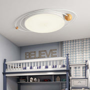 Nordic Diseño Planeta Metal/Madera Lámpara de Techo Blanca/Gris/Verde/Negra/Azul — imagen 5 | Aura Lighting