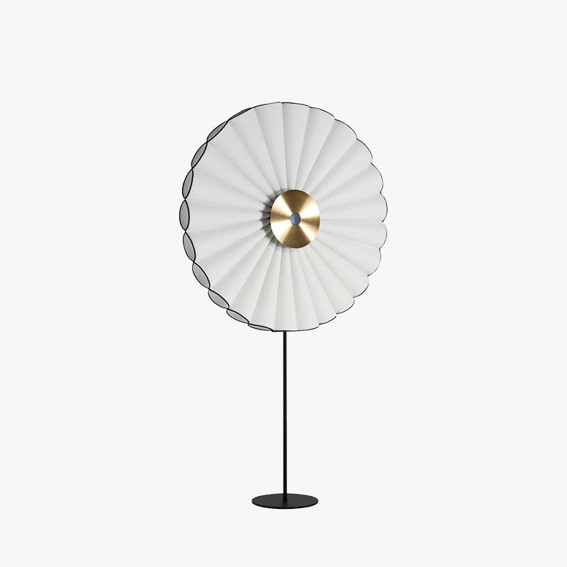 Mira Moderna Geométrica Metal LED Lámpara de Pie Blanco/Azul — imagen 1 | Aura Lighting