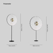 Mira Moderna Geométrica Metal LED Lámpara de Pie Blanco/Azul — imagen 4 | Aura Lighting