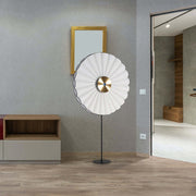 Mira Moderna Geométrica Metal LED Lámpara de Pie Blanco/Azul — imagen 6 | Aura Lighting