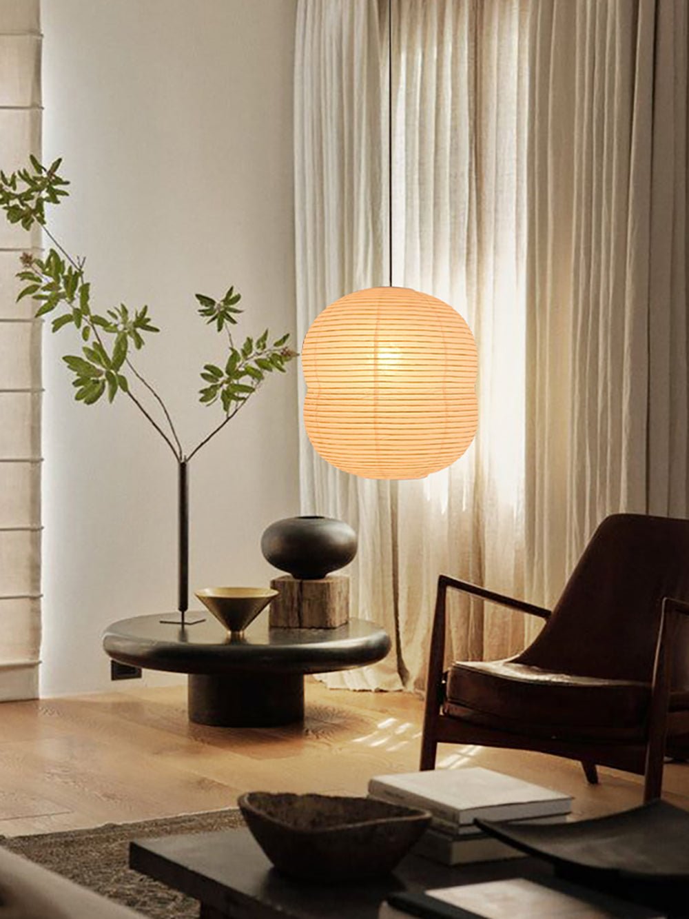 Washi Paper Mini Pendant Light - Aura Lighting