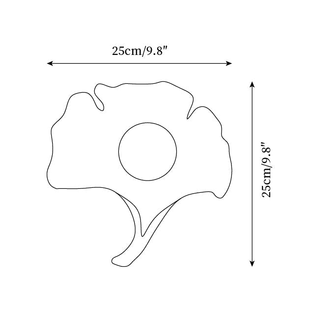 Olivia Ginkgo Leaf Shape Wall Lamp - Aura Lighting