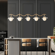 Evenielis Floral Brass Chandelier - Aura Lighting