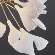 Elorus Double Layer Combination Gingko Chandelier - Aura Lighting