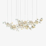 Elorus Double Layer Combination Gingko Chandelier - Aura Lighting