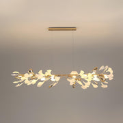 Ovyneth Postmodern Luxury Gingko Metal Ceramics Chandelier - Aura Lighting