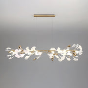 Ovyneth Postmodern Luxury Gingko Metal Ceramics Chandelier - Aura Lighting