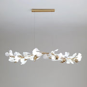 Ovyneth Postmodern Luxury Gingko Metal Ceramics Chandelier - Aura Lighting