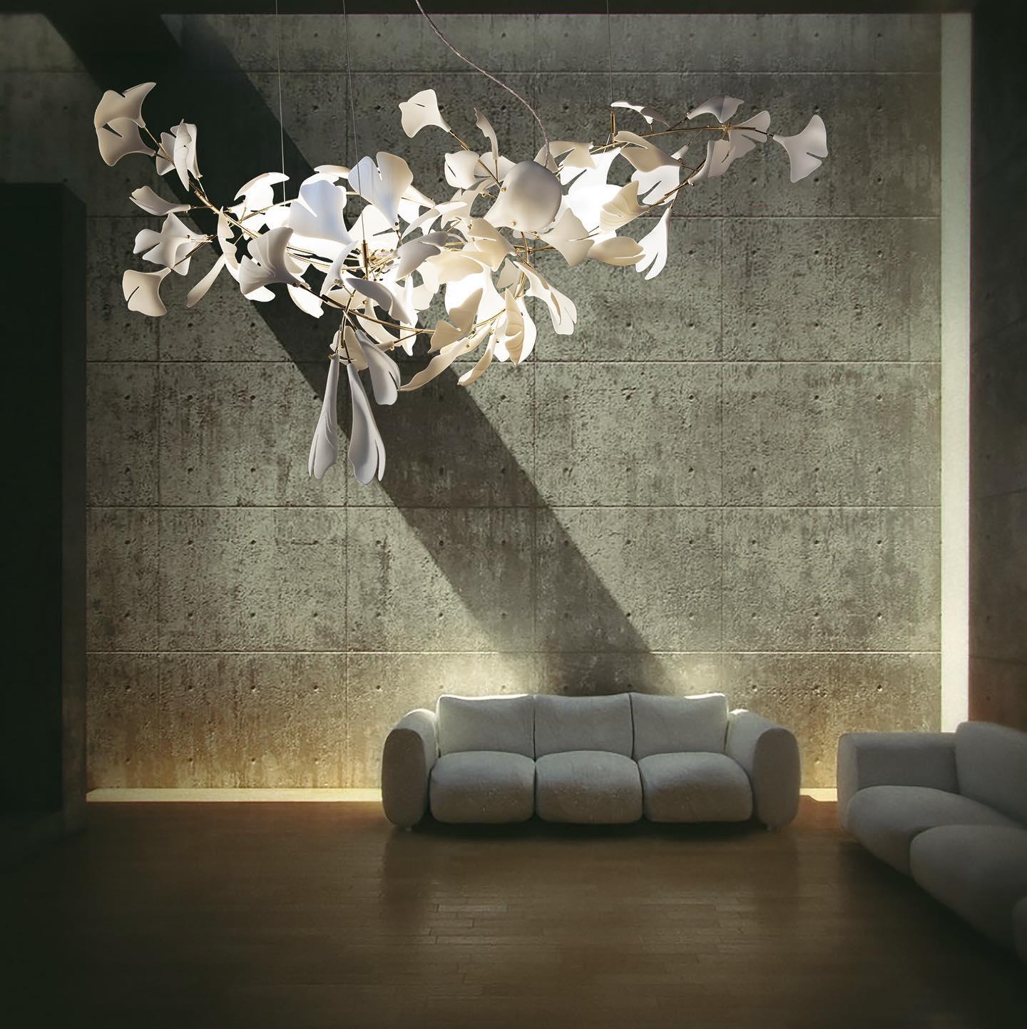 Gingko Chandelier A - Aura Lighting