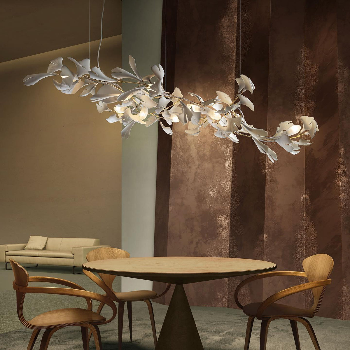 Gingko Chandelier A - Aura Lighting