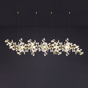 Eurzoris Gingko Metal Leaf Chandelier - Aura Lighting
