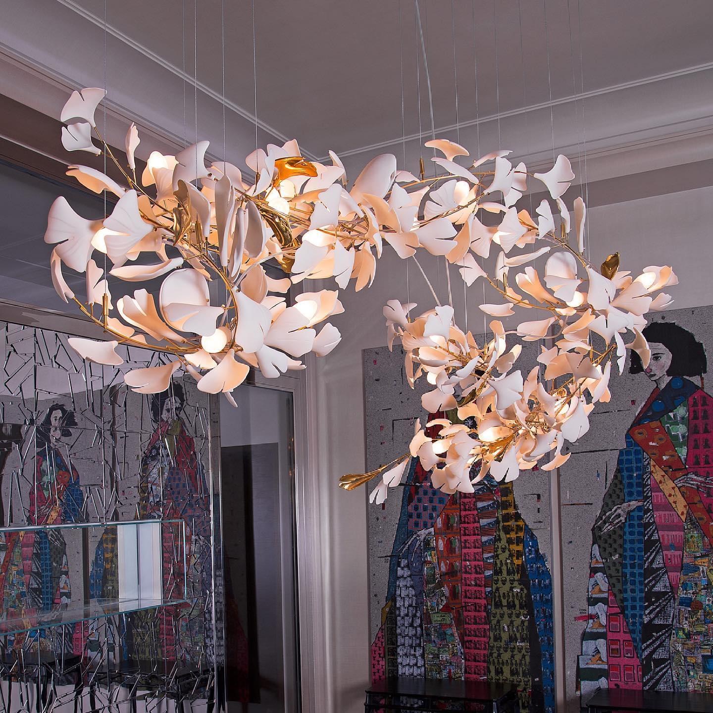 Gingko Chandelier A - Aura Lighting