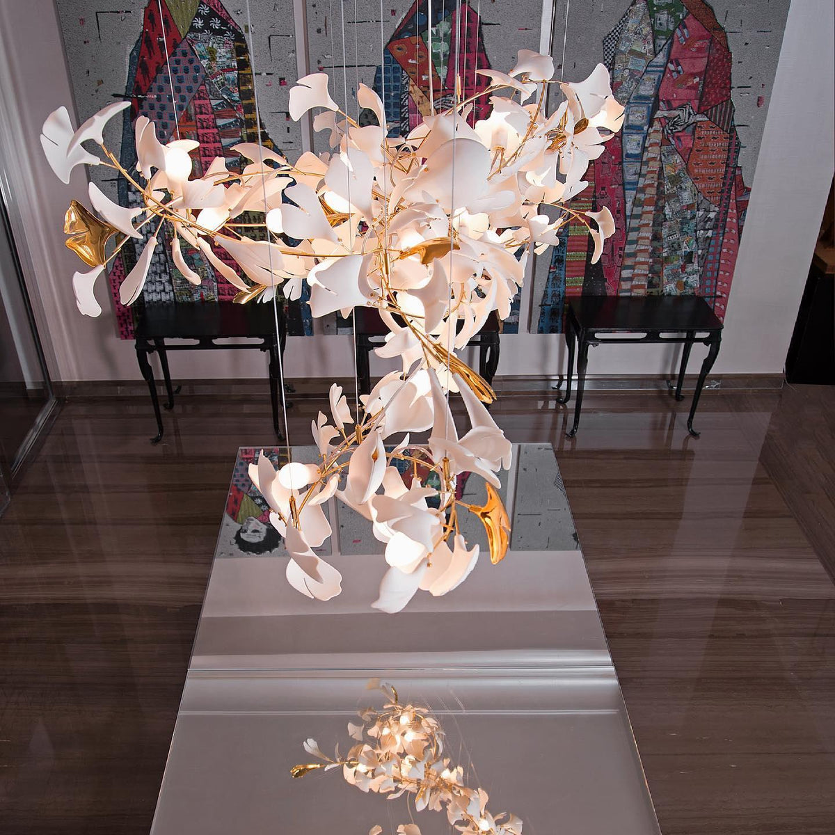 Gingko Chandelier A - Aura Lighting