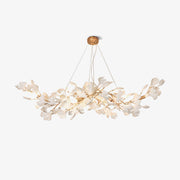 Vashayra Floral Capiz Shell Chandelier - Aura Lighting