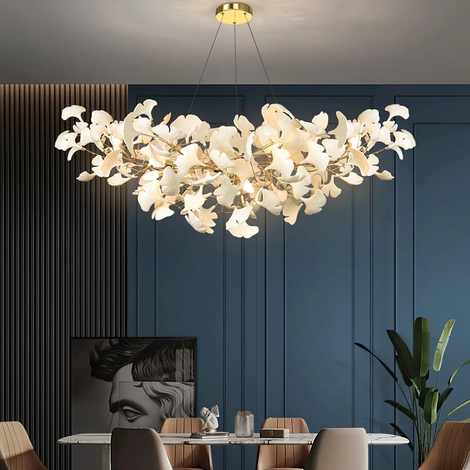 Olivia Lámpara de Araña de Cerámica con Forma de Arco en U — imagen 8 | Aura Lighting