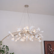 Olivia Lámpara de Araña Gingko Art Decó Inclinada Hacia Abajo — imagen 17 | Aura Lighting