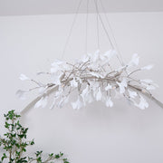 Olivia Lámpara de Araña Gingko Art Decó Inclinada Hacia Abajo — imagen 23 | Aura Lighting