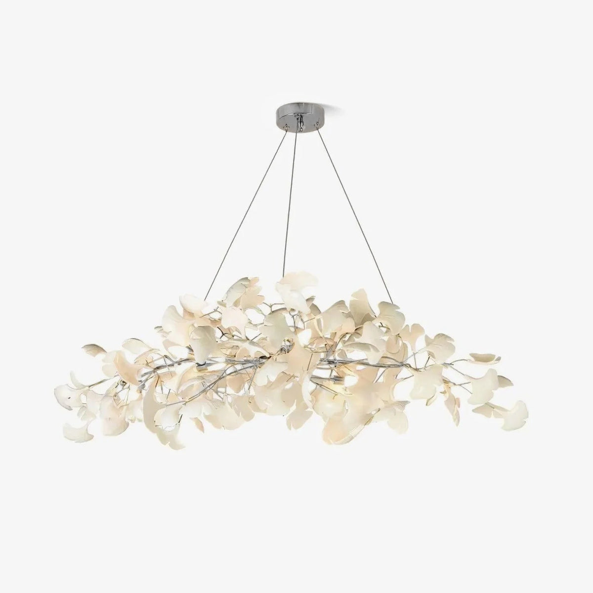 Olivia Lámpara de Araña Gingko Art Decó Inclinada Hacia Abajo — imagen 37 | Aura Lighting
