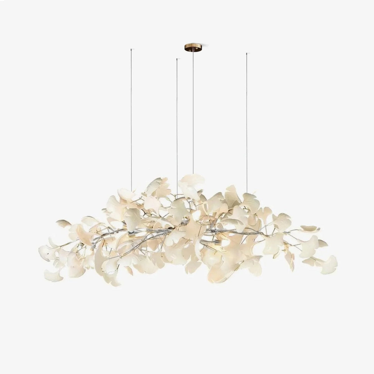 Olivia Lámpara de Araña Gingko Art Decó Inclinada Hacia Abajo — imagen 39 | Aura Lighting
