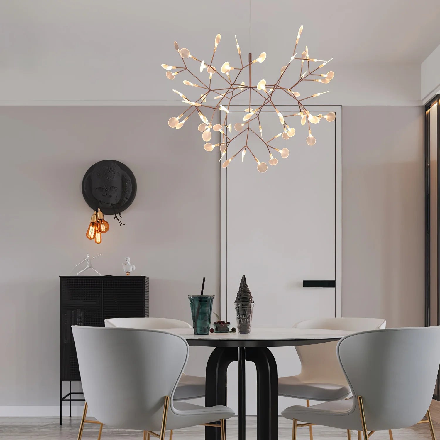 Olivia Lámpara de Araña Única Estilo Sputnik Art Decó Luciérnaga — imagen 2 | Aura Lighting