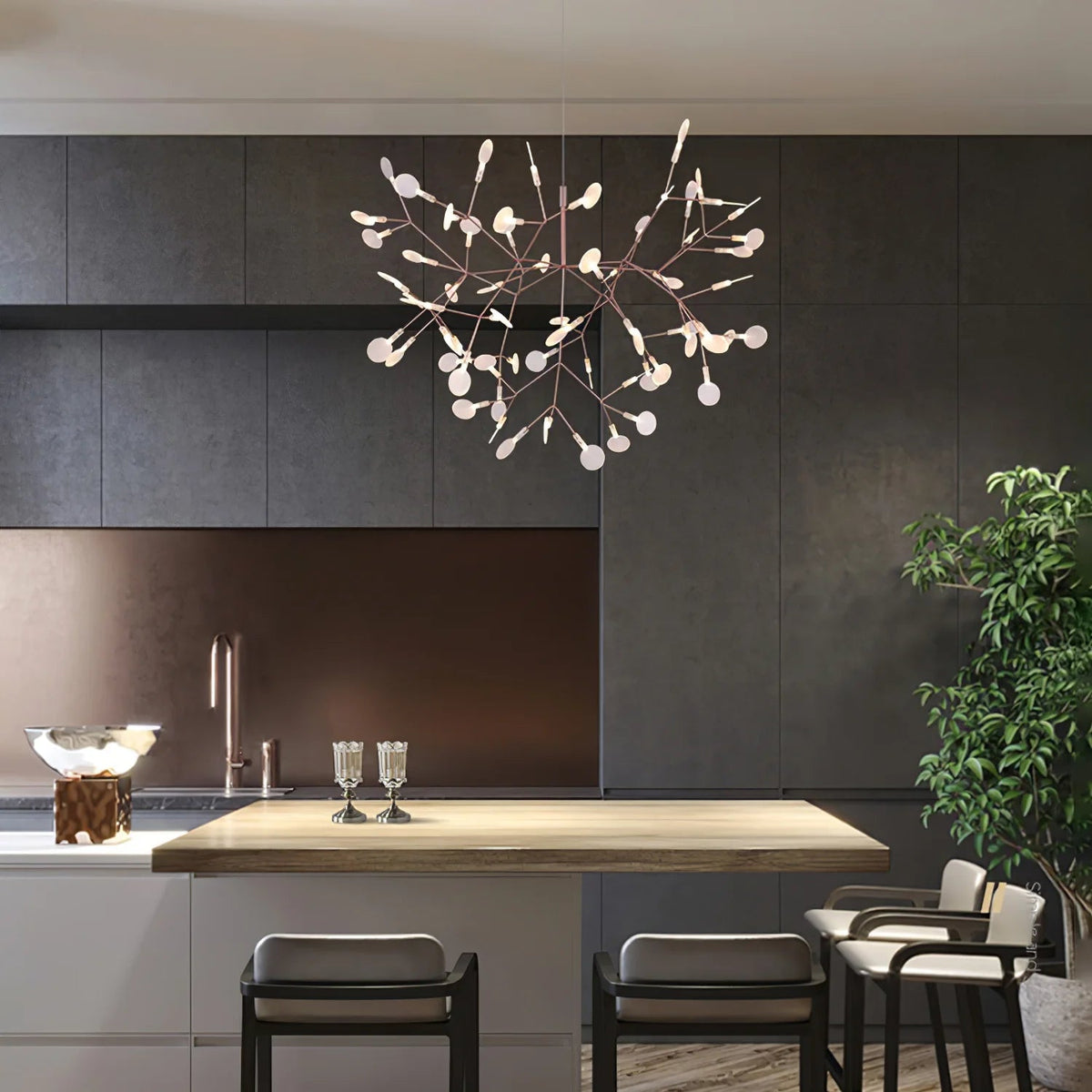 Olivia Lámpara de Araña Única Estilo Sputnik Art Decó Luciérnaga — imagen 5 | Aura Lighting