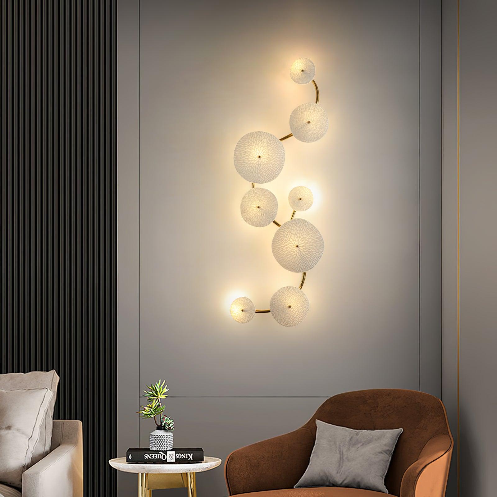 Olivia Lámpara de Pared con Pétalos de Loto — imagen 12 | Aura Lighting