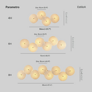 Olivia Lámpara de Pared con Pétalos de Loto — imagen 2 | Aura Lighting