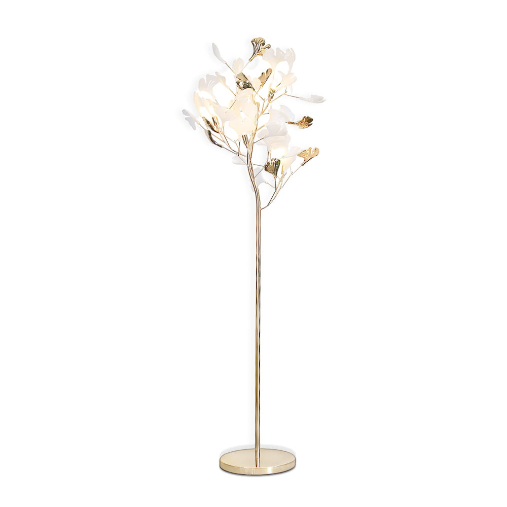 Olivia Lámpara de Pie de Cerámica Ginkgo — imagen 1 | Aura Lighting