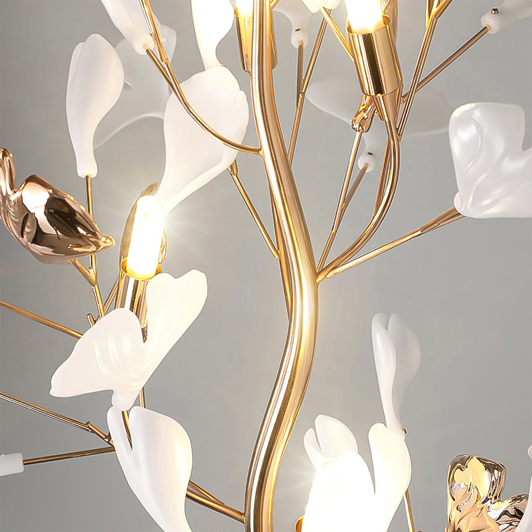 Olivia Lámpara de Pie de Cerámica Ginkgo — imagen 7 | Aura Lighting