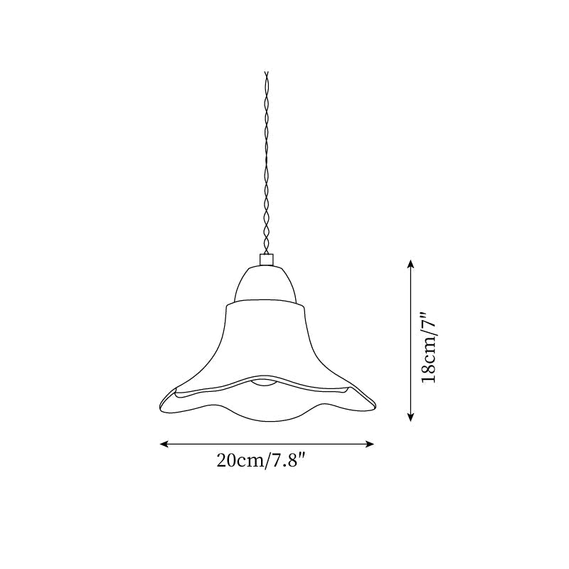 Olivia Lámparas Colgantes de Cerámica en Forma de Flor — imagen 4 | Aura Lighting