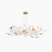 Olivia Moderna de Cerámica/Metal Lámpara de Araña con Forma de Pétalo — imagen 1 | Aura Lighting