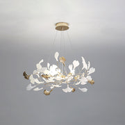 Olivia Moderna de Cerámica/Metal Lámpara de Araña con Forma de Pétalo — imagen 3 | Aura Lighting