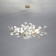 Olivia Moderna de Cerámica/Metal Lámpara de Araña con Forma de Pétalo — imagen 8 | Aura Lighting