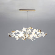 Olivia Moderna de Cerámica/Metal Lámpara de Araña con Forma de Pétalo — imagen 9 | Aura Lighting