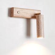 Ornoria Cylindrical Travertine Wall Light SpotLight - Aura Lighting