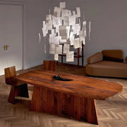 Ortheen Individual Creativity Paper Metal Chandelier - Lamp Copper