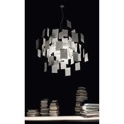 Ortheen Individual Creativity Paper Metal Chandelier - Lamp Copper