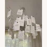 Ortheen Individual Creativity Paper Metal Chandelier - Lamp Copper
