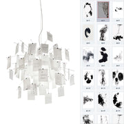 Ortheen Individual Creativity Paper Metal Chandelier - Lamp Copper
