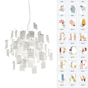 Ortheen Individual Creativity Paper Metal Chandelier - Lamp Copper