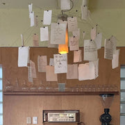 Ortheen Individual Creativity Paper Metal Chandelier - Lamp Copper