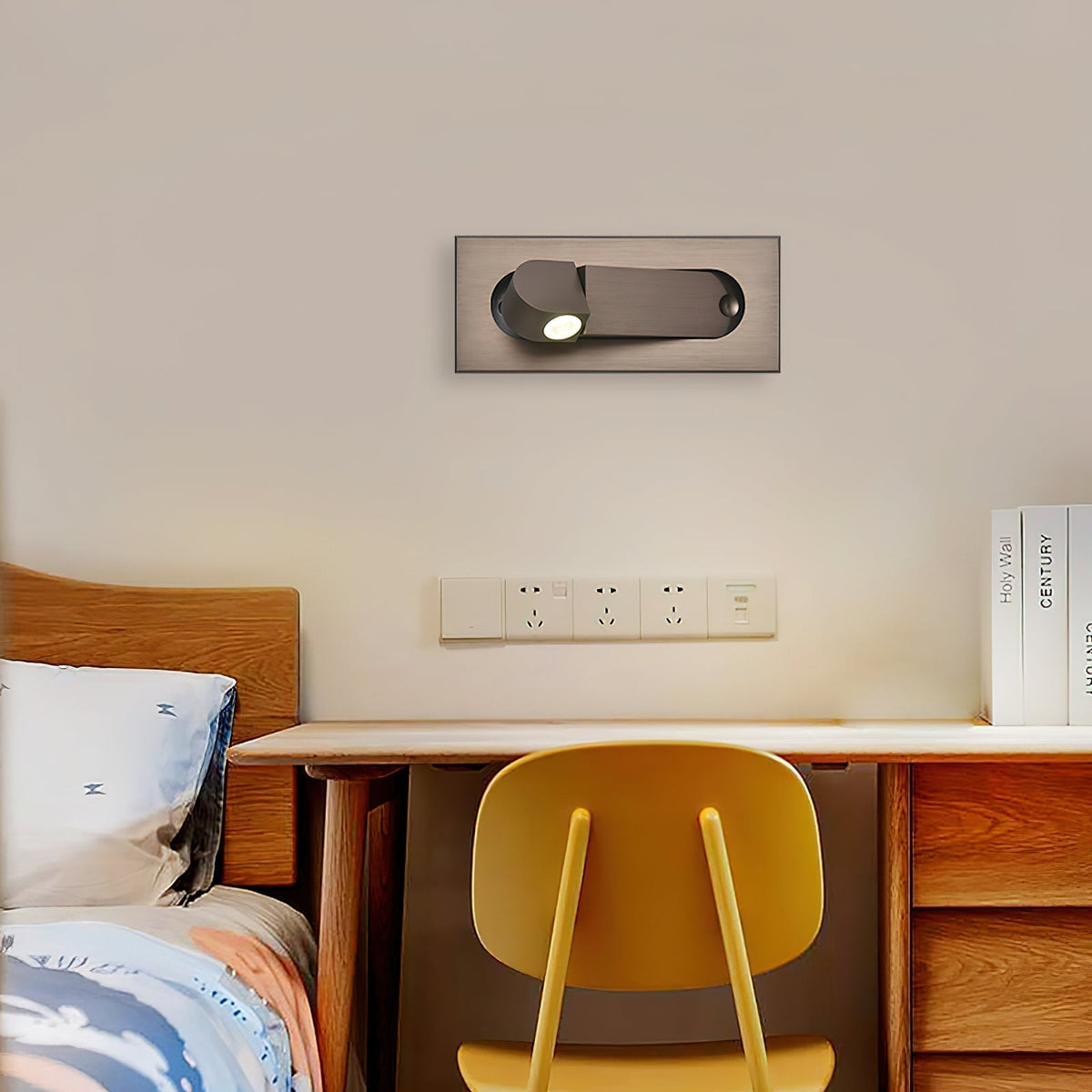 Modern LED Bedside Reading Light - Aura Lighting
